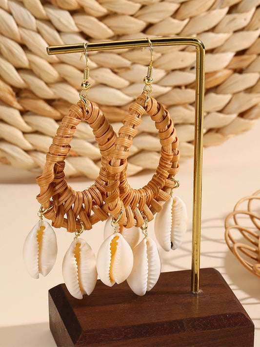 Women's Bohemian Phoenix Holiday Braided Earrings