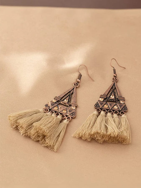 Women's Bohemian Holiday Tassel Earrings