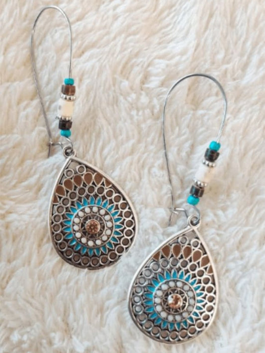 Women's Bohemian Hollow Drop Earrings