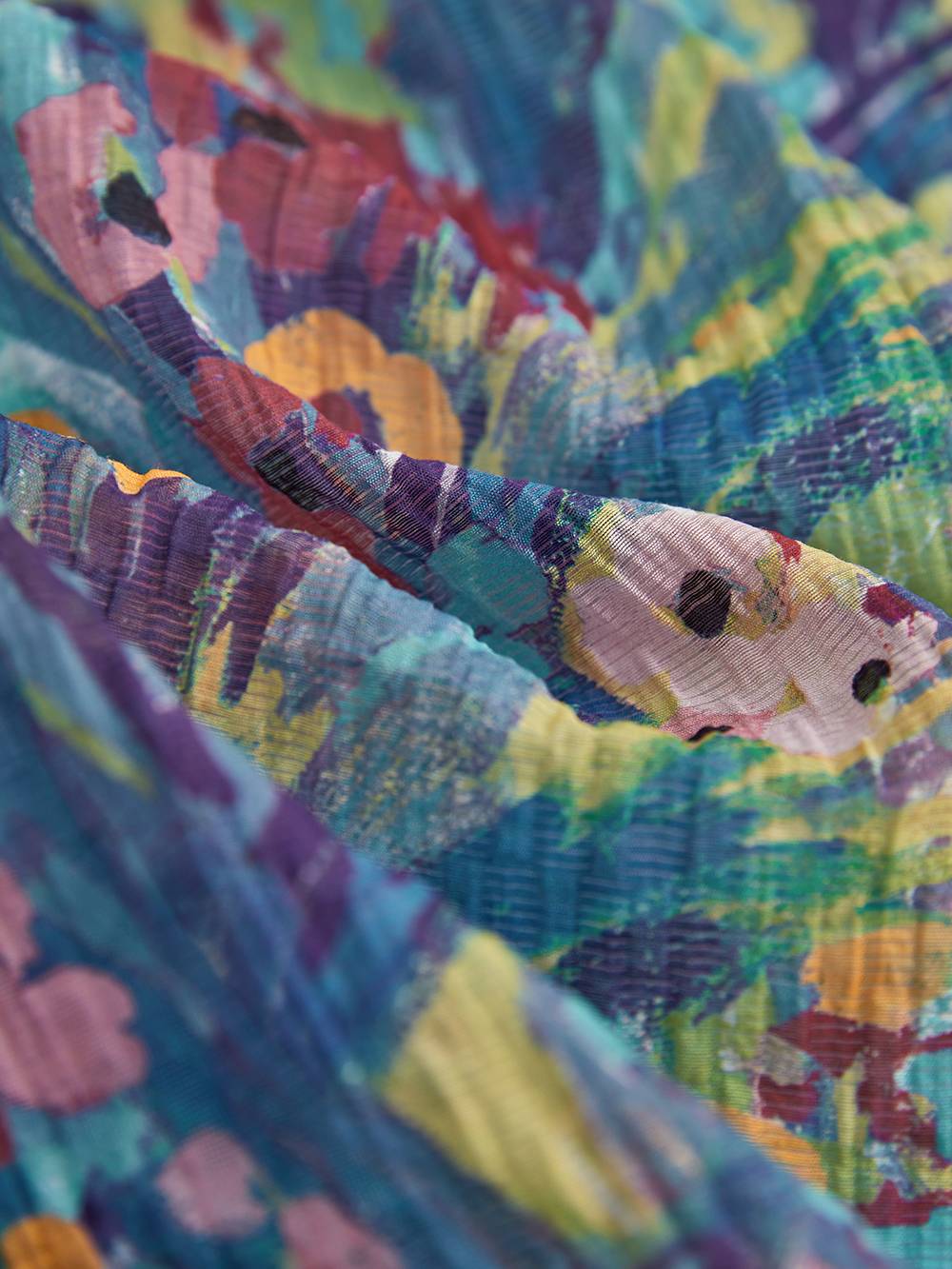 Jupe taille élastique à imprimé floral style peinture à l'huile française ✨Livraison gratuite✨