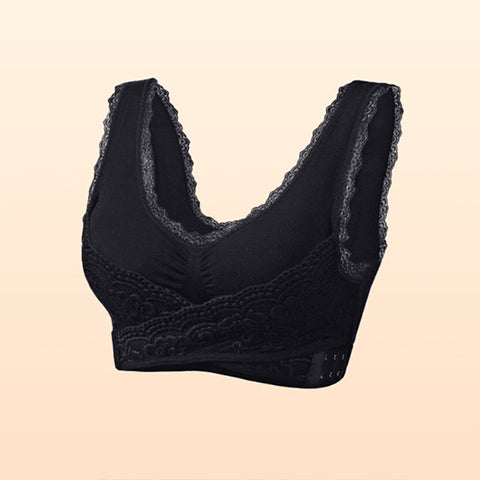 🎁Achetez-en 1, obtenez-en 2 GRATUITS🎁 - Soutien-gorge corset confortable à bretelles croisées sur le devant et fermeture latérale en dentelle
