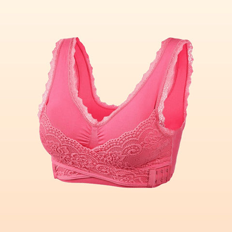 🎁Achetez-en 1, obtenez-en 2 GRATUITS🎁 - Soutien-gorge corset confortable à bretelles croisées sur le devant et fermeture latérale en dentelle