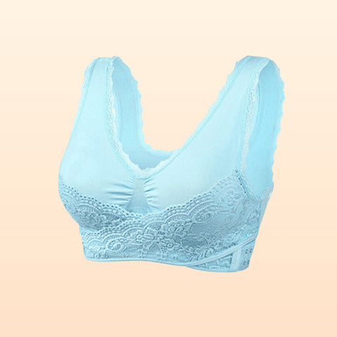 🎁Achetez-en 1, obtenez-en 2 GRATUITS🎁 - Soutien-gorge corset confortable à bretelles croisées sur le devant et fermeture latérale en dentelle