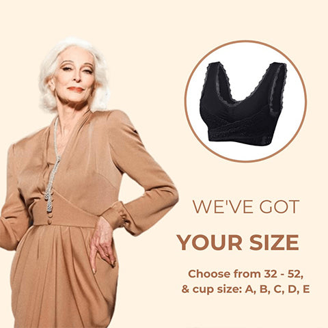 🎁Achetez-en 1, obtenez-en 2 GRATUITS🎁 - Soutien-gorge corset confortable à bretelles croisées sur le devant et fermeture latérale en dentelle