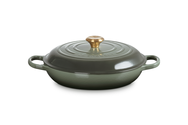 Casserole peu profonde en fonte 