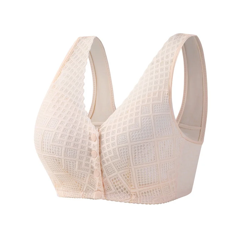 ⏱Offre limitée - Soutien-gorge en coton à boutons sur le devant pour femme