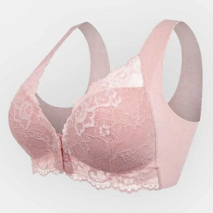 💕1 acheté = 1 offert💕 Soutien-gorge push-up confortable sans armatures, fermeture avant, effet galbant 5D 