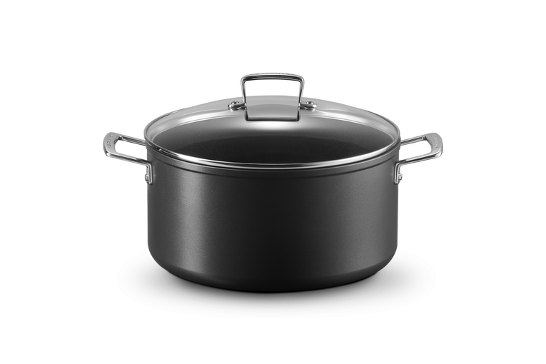 Toughened Non-Stick Deep Casserole with Glass Lid