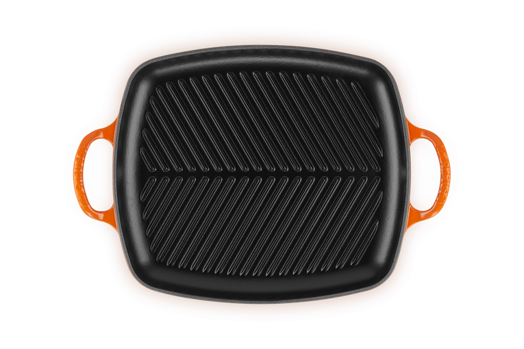 Cast Iron Shallow Rectangular Grill