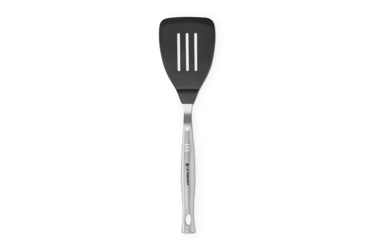 Spatule ajourée antiadhésive en acier inoxydable 