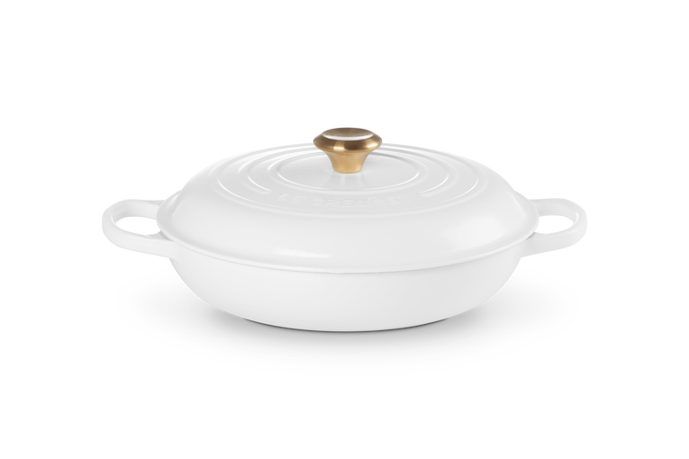 Casserole peu profonde en fonte 