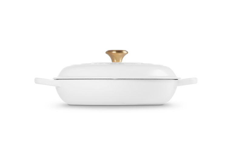 Casserole peu profonde en fonte 