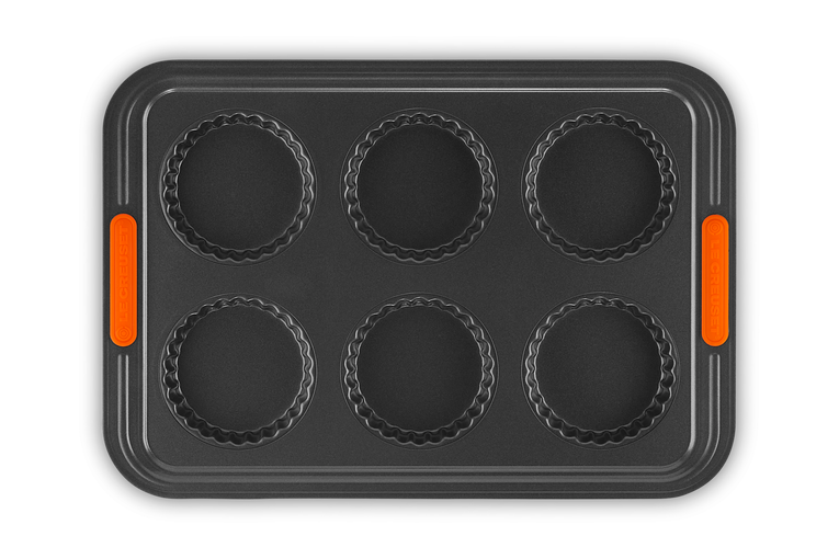 Moule à tarte cannelé pour 6 tartelettes 