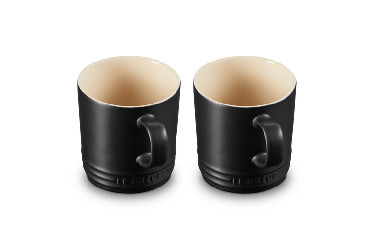 Ensemble de 2 tasses en grès 