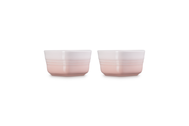 Stoneware Set of 2 Heart Ramekins