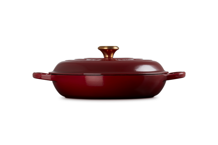 Casserole peu profonde en fonte 