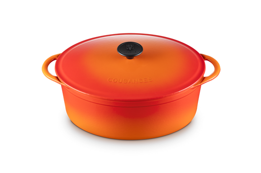Cocotte ovale Cousances en fonte 
