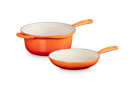 Cast Iron 2-in-1 Saucepan