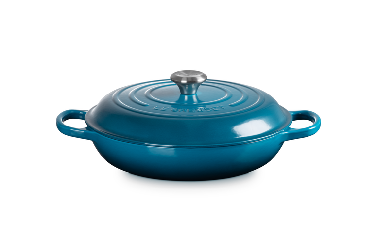 Casserole peu profonde en fonte 