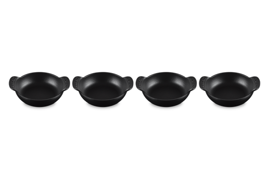 Ensemble de 4 mini-brassières Gourmand en fonte 