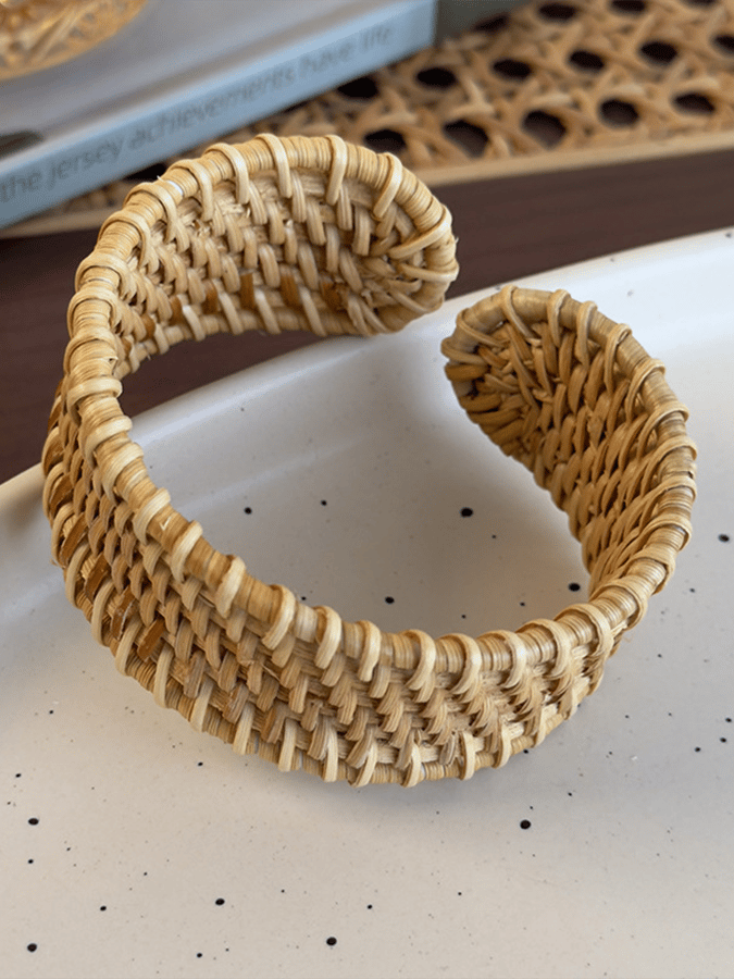 Women'S Retro Ethnic Style Braided Rattan Bracelet Bracelet