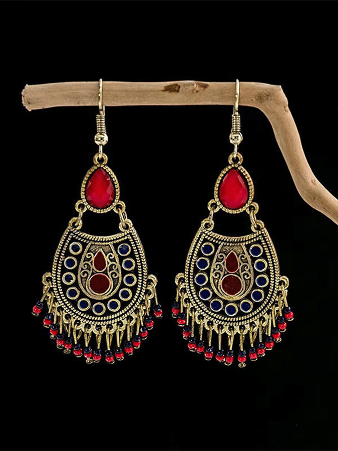 Boucles d'oreilles bohèmes vintage pour femmes 
