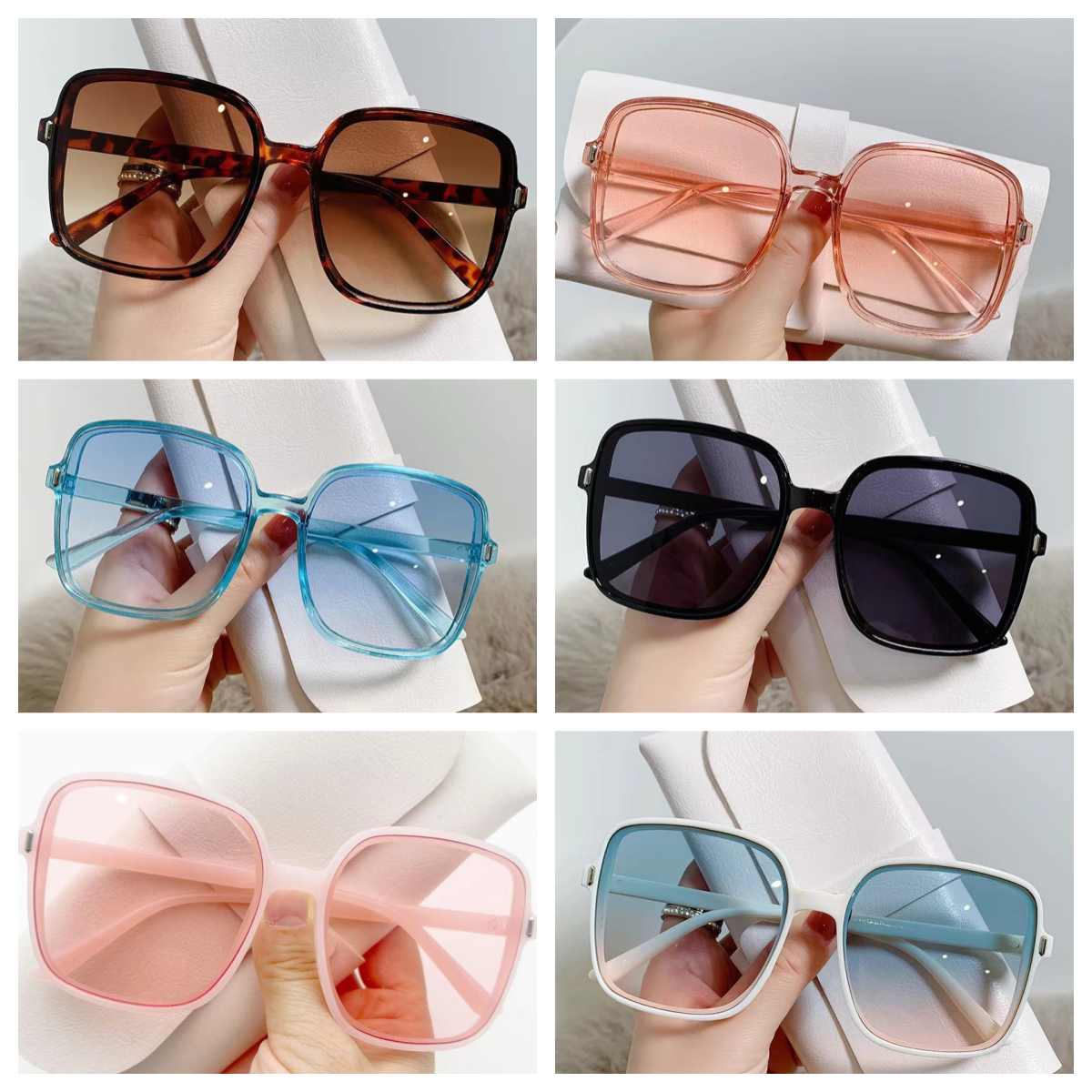 'Mia' Oversized Gradient Luxury Sunglasses🔥Buy 1 Get 5 Free🔥