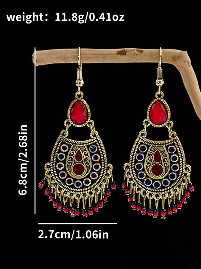 Boucles d'oreilles bohèmes vintage pour femmes 