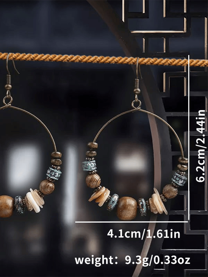 Boucles d'oreilles bohèmes vintage pour femmes 