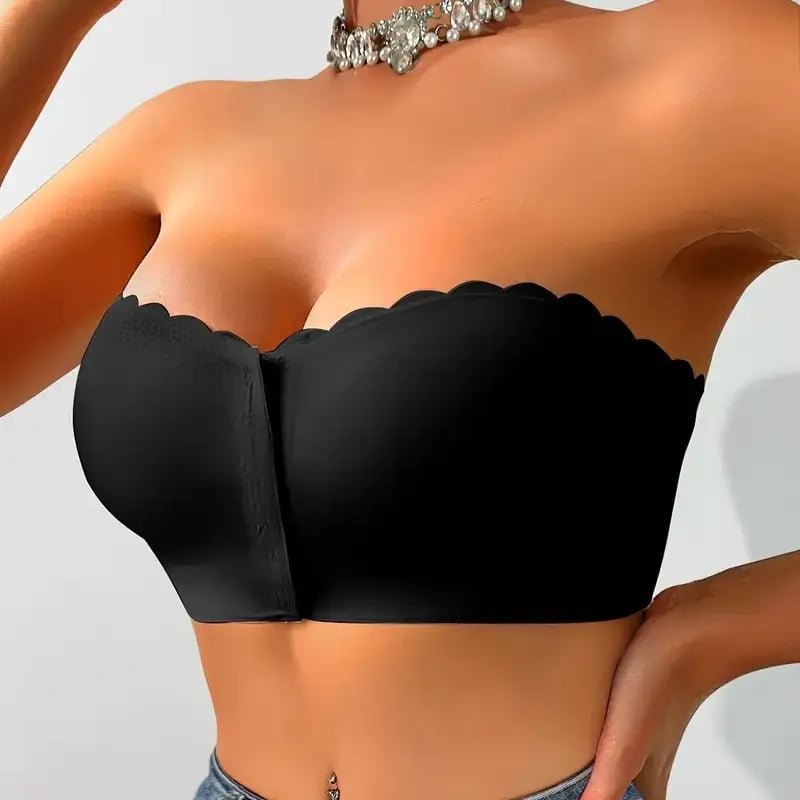 🔥Achetez-en 1, recevez-en 2 gratuits❤️Soutien-gorge bandeau sans bretelles et sans coutures à fermeture avant 