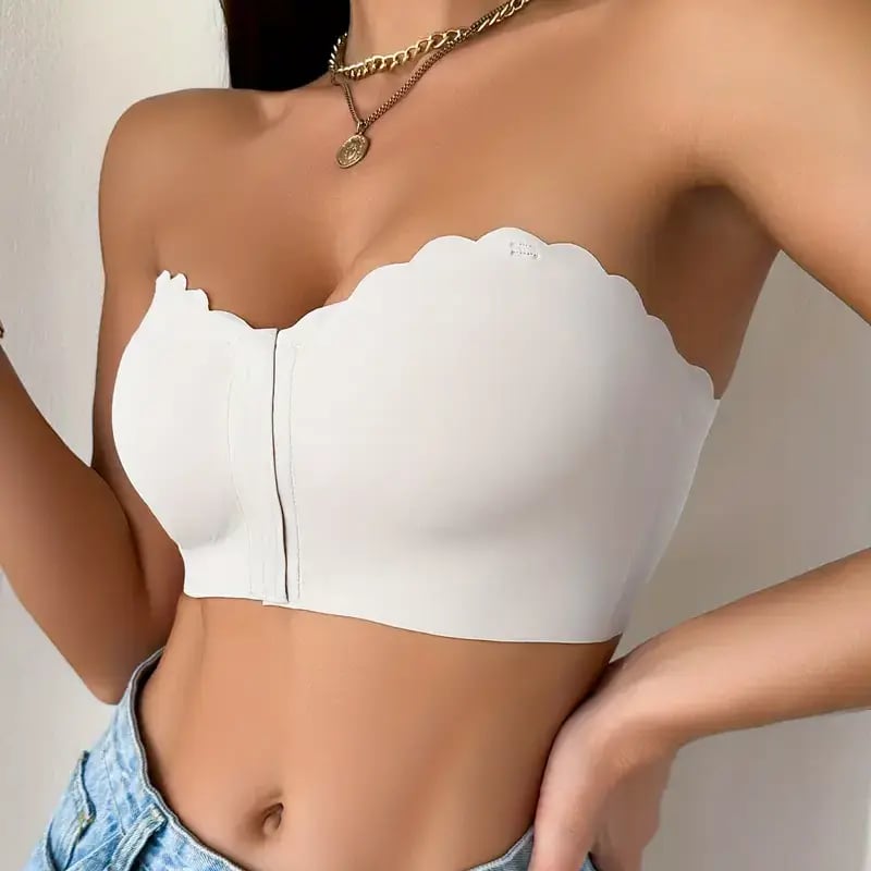 🔥Achetez-en 1, recevez-en 2 gratuits❤️Soutien-gorge bandeau sans bretelles et sans coutures à fermeture avant 