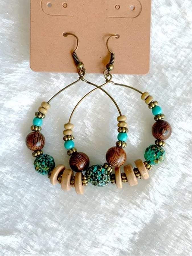 Women's Vintage Large Hoop Earrings