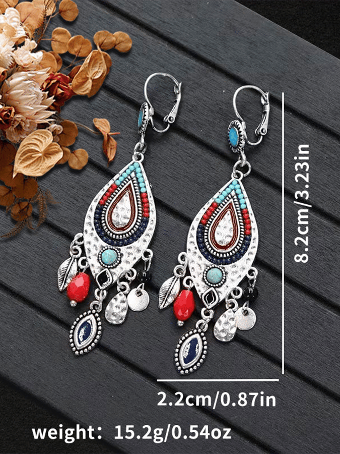 Boucles d'oreilles bohèmes vintage pour femmes 