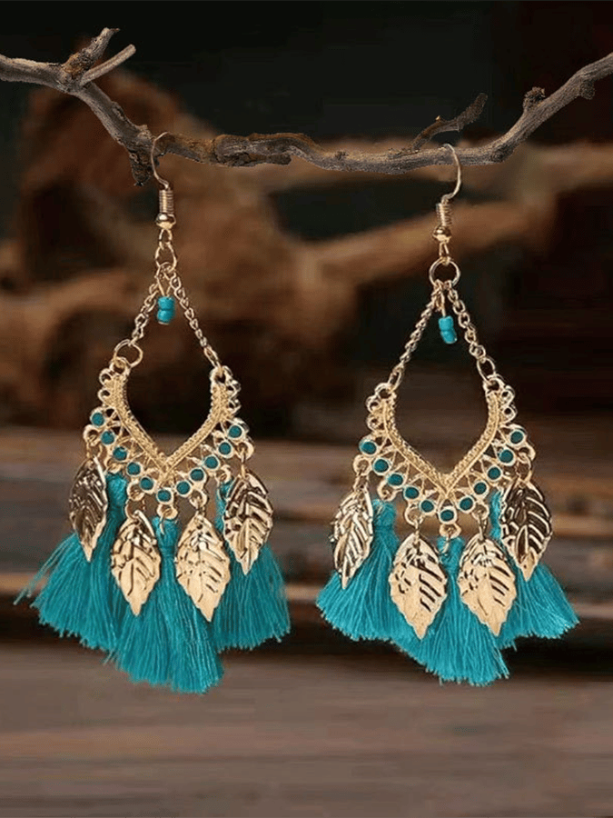 Boucles d'oreilles bohèmes vintage pour femmes 