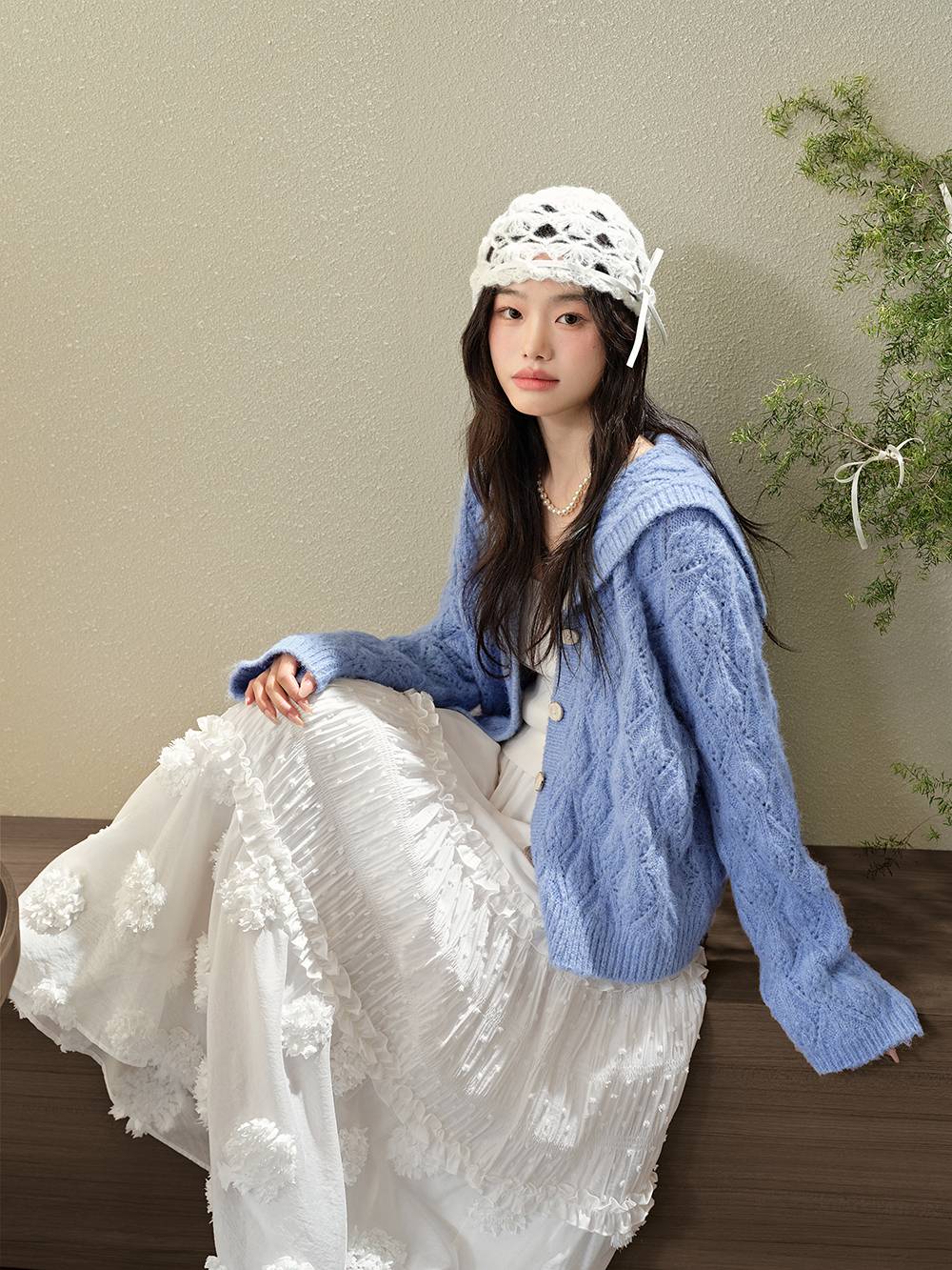 French Lace Tiered Maxi Skirt ✅FREE SHIPPING✅