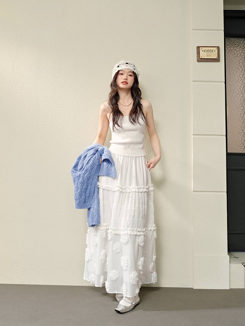 French Lace Tiered Maxi Skirt ✅FREE SHIPPING✅