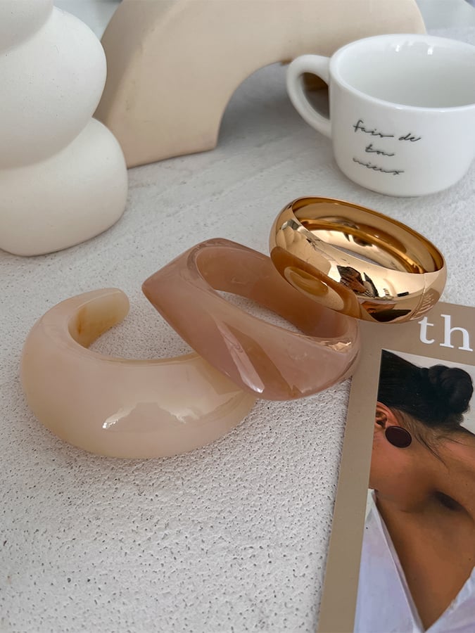 Women's Glossy Retro Geometric Bracelet