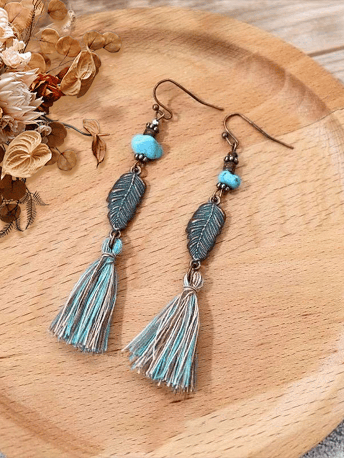 Boucles d'oreilles bohèmes vintage pour femmes 