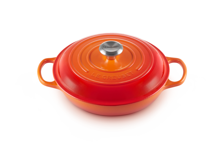 Casserole peu profonde en fonte 