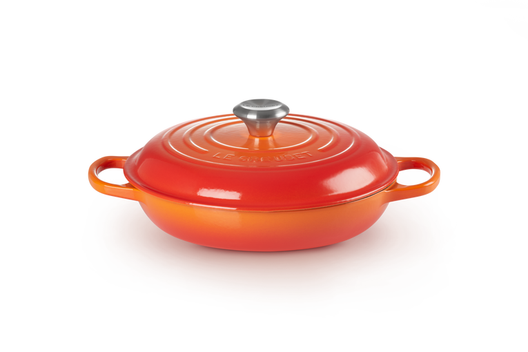 Casserole peu profonde en fonte 