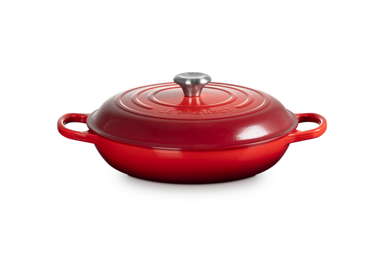 Casserole peu profonde en fonte 