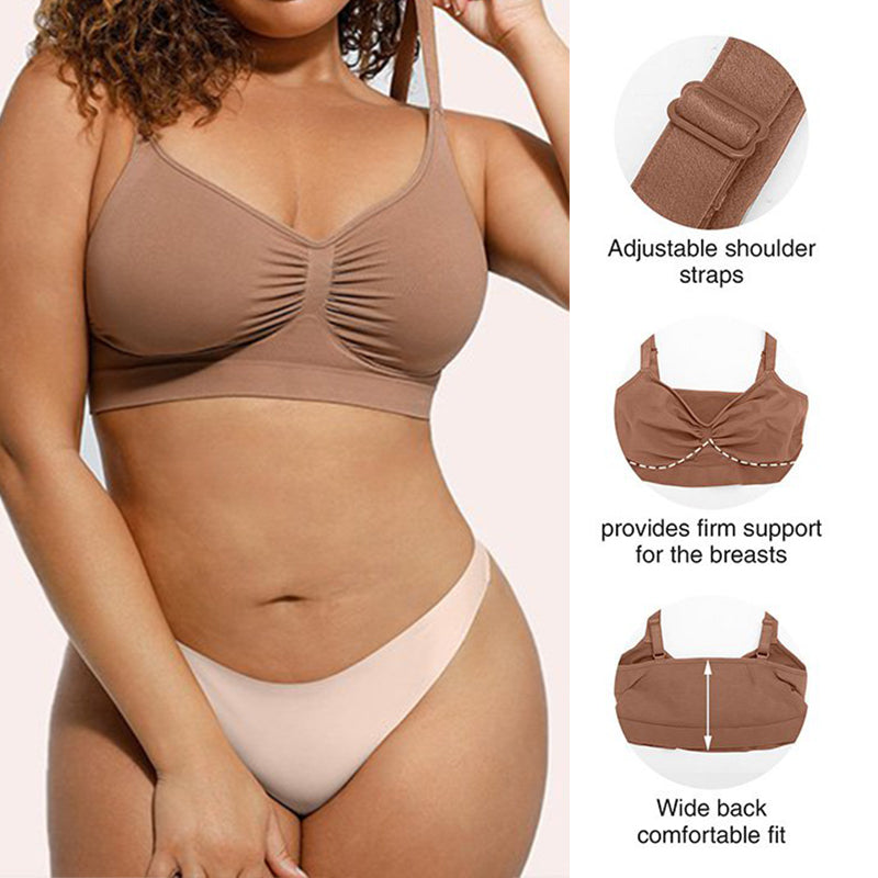 Soutien-gorge sans armatures ultra-élastique et léger pour femme